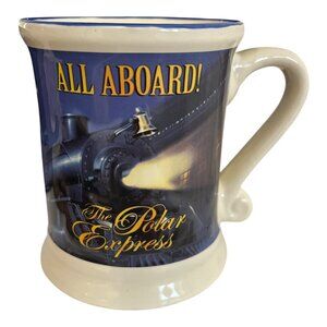 The Polar Express “All Aboard” Coffee Mug – Warner Bros. 2017 – Believe Christma